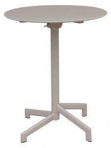 Tavolo Vega Ø60x74 h cm in Acciaio Tortora