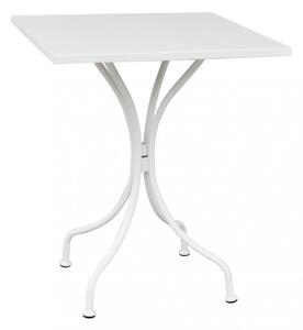 Tavolo Bristol 60x60x72 h cm in Acciaio Bianco