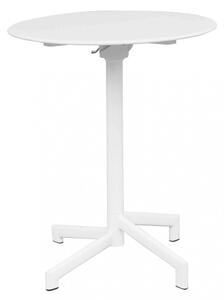 Tavolo Vega Ø60x74 h cm in Acciaio Bianco