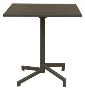 Tavolo Vega 70x70x73 h cm in Acciaio Taupe
