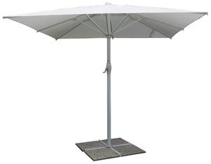 Ombrellone da Giardino 3x3m in Alluminio Vespro Bianco