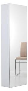 Scarpiera Libreria 5 Ripiani in Melaminico 52,5x23x160cm TFT Sc Bianca Specchio