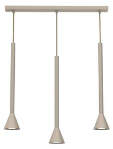 Lampadario sospeso con cavo MAZZO 3x GU10/8W/230V, beige