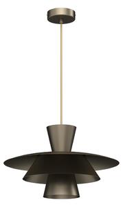 Lampadario a sospensione con cavo PLATO 1xE27/15W/230V bronzo