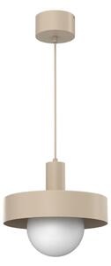 Lampadario a sospensione con cavo CANAN 1xE27/15W/230V diametro 29 cm beige