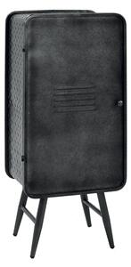 Cantinetta 6 Posti in Metallo 44x30x107cm Loker Nera