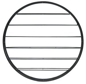 Portabottiglie da Parete Ø100 cm in Ferro Yin Nero