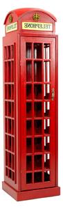 Cantinetta in Legno 44x44H171cm Cabina Telefonica Inglese