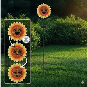 Globo 36590 - Lampada solare LED 200xLED/0,06W/3V IP44 a forma di fiore