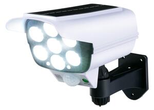 Grundig - Finta telecamera di sicurezza solare con LED e sensore, 1,2V + telecomando