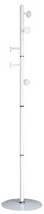 Appendiabiti da Terra Ø32x172 cm in Acciaio Motti Erie Bianco