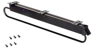 Appendiabiti Estraibile 80 cm in Alluminio e Plastica Emuca Nero