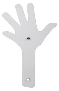 Appendi Abiti da Muro Finger Bianco 26x40 cm MDF Bianco