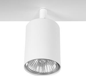 Lampadario in Metallo Bianco 4 Tonalità Luci Orientabili Design Industriale Moderno Colore Opaco Beliani