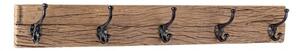 Appendiabiti da Parete 5 ganci Rafter in Legno Riciclato