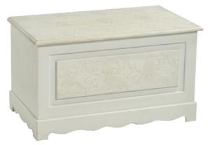 Cassapanca in Legno 80x45H45cm Lipsia