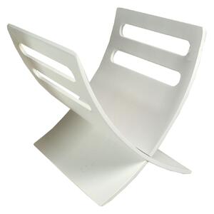 Portariviste in Legno 30x25H29cm Bianco