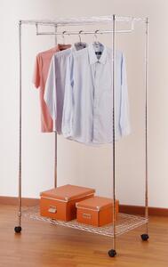 Stender Appendiabiti 91x46x165 cm in Acciaio Cromato