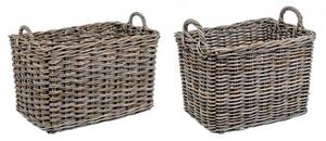 Set 2 Ceste 2 Maniglie Narra S in Fibre Naturali
