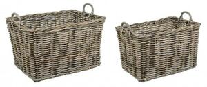 Set 2 Ceste 2 Maniglie Narra M in Fibre Naturali
