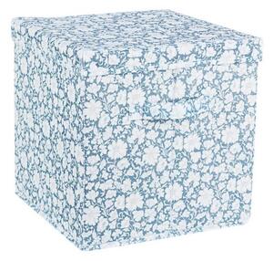 Scatola Pieghevole Flowery con Coperchio 30x30x30 cm in Cartone