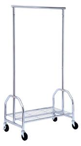 Stender in Metallo Cromato con Portaoggetti Portata 70Kg Tosini AC9003-CR