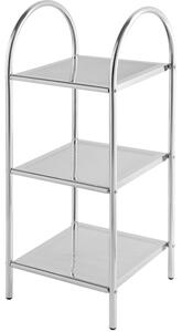 Scaffale con Tre Ripiani Cromato