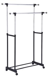 Stender Doppio in Metallo e Plastica Portata 50Kg Tosini AC6317BK