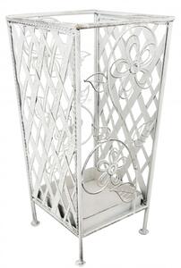 Portaombrelli Juliette 22x46 h cm in Acciaio Bianco