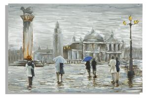 Dipinto Sut Tela Old City 120x3,7x80 cm in Alluminio Legno e Canvas