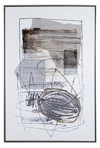 Dipinto Olio con Cornice Crown I194-2 82.5x122.5 cm in Olio su Tela