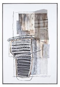 Dipinto Olio con Cornice Crown I194-1 82.5x122.5 cm in Olio su Tela