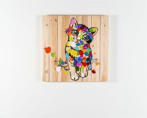 Dipinto a Olio su Perline. Telaio in Legno Dreams