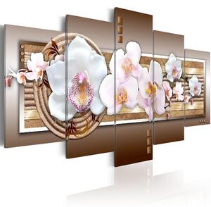 Quadro - Delicatezza di Orchidee 100X50Cm Erroi