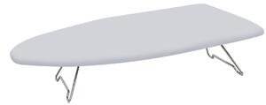 Asse da Stiro Pieghevole da Tavolo Ironfast 114x36 cm con Supporto Universale e Copertura in Acciaio Cromato