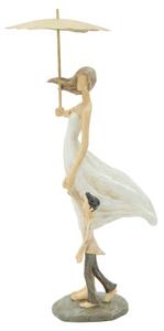 Donna More con Bambino 12,5x9,8x28,5 cm in Poliresina