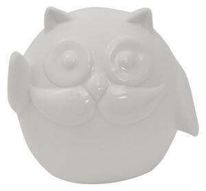 Gufo Porcellana Hello 9,5x6,5x8,5 cm Porcellana Bianco