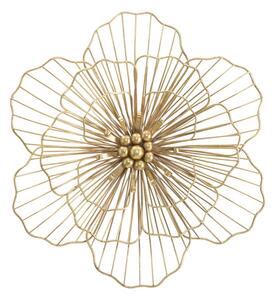 Pannello Flower Stick 45x7,5x42 cm in Ferro Oro