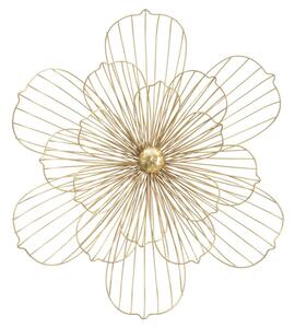 Pannello Flowery Stick 60x8x54 cm in Ferro Oro