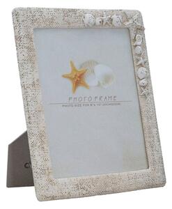 Cornice Summertime B 26x2,5x31 cm in Poliresina Bianco