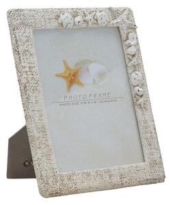 Cornice Summertime 20x2,5x25 cm in Poliresina Bianco