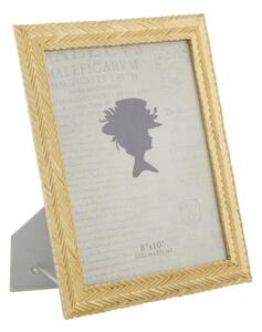 Cornice Stick Glam 25,3x1,8x30,5 cm in Resina Oro