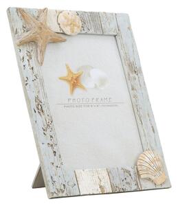 Cornice Shell 20,4x3,2x26,3 cm in Poliresina