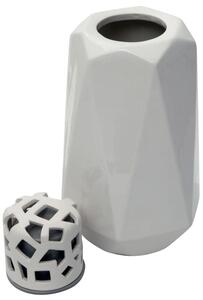 Vaso Ceramica Arabesque Faces Piccola 12,5x11,5x26 cm in Ceramica