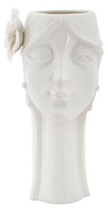 Vaso Woman 17,8x15,5x30,8 cm in Porcellana Bianco