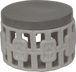 Cofanetto Ceramica Arabesque Picc. Ø19x14 cm in Ceramica