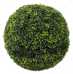 Sfera di Bosso Artificiale Ø48 cm in Polietilene Verde