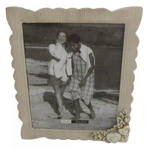 Portafoto 15x20 Shabby Chic Rettangolare 20,5x2,5x25,5 h cm in MDF Tortora