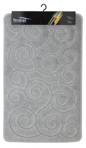 Tappeto Polipropilene Riccio 60X100Cm Grigio