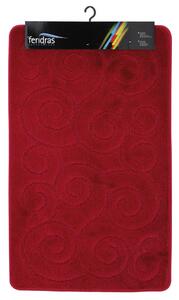 Tappeto Polipropilene Riccio 60X100Cm Rosso